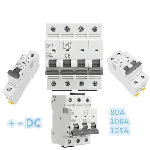 DC MCB 750VDC 100A interrupteur protection magnétique photovoltaïque - 7