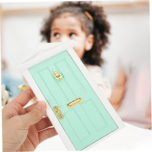Musisaly Mini Wooden Doors And Windows Tiny House Accessories House Ornaments Furniture Mini House Door Miniature Landscape Supplies Miniature Door Mini Wood Door Mini Door Girl #TOP4
