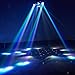 LED Six Arms Effect Light, Moving Head DJ Lights 150W DJ Laser Light 6 Arms Party Lights RGBW 4 in1, DMX512 Sound Activated with Mixed Stage Lighting Effects for Parties Disco Club Bar KTV Wedding