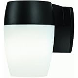 Cooper Lighting PFL23PCT24 23W Decorative Dusk to Dawn Patio Light. Energy Star, Title 24, 23W GU24 Bulb Included Black