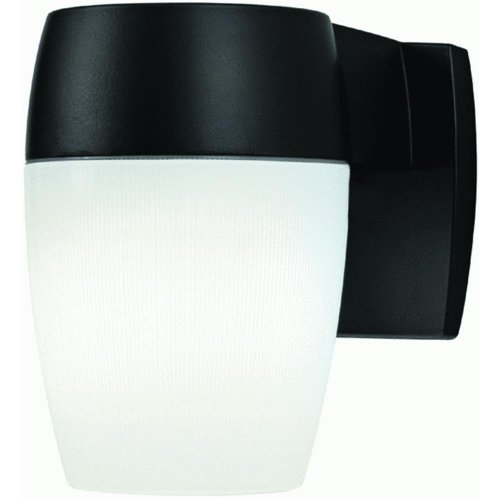 EATON Lighting PFL23PCT24 23W Decorative Dusk to Dawn Patio Light. Energy Star, Title 24, 23W GU24 Bulb Included Black
