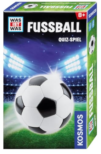 KOSMOS 699734 was ist was Fussball, spannendes Quiz-Spiel für Kinder ab 8 Jahre, Trumpfspiel Kartenspiel für Kinder, Fußball Quartett, Cooles Fußball Spiel