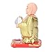 Lucky Money Maitreya Buddha, Solar Powered Standing Buddha Statue Light Sensing Solar Buddha Decoration for Home Office Car
