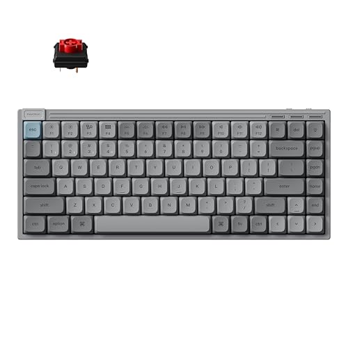 �y�������K�i�zKeychron J9 75%���C�����X�L�[�{�[�h RGB �o�b�N���C�gLauncher�Ή� �z�b�g�X���b�v�Ή� 2.4GHz/Bluetooth/�L���Ή�/�S�L�[���}�b�v�\ Keychron Pom Switch macOS/Window