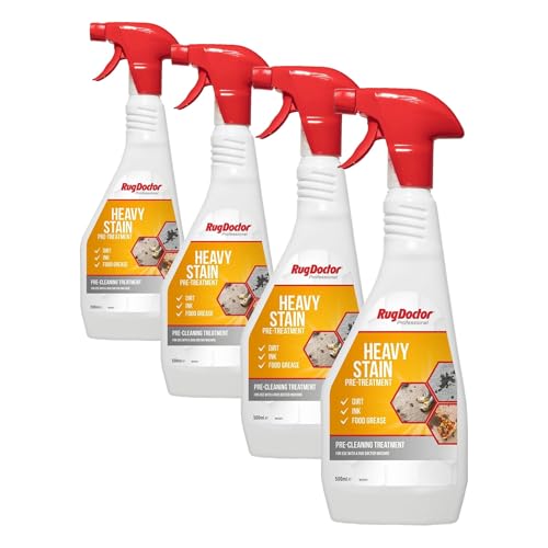 Image of Rug Doctor Heavy Stain - Pre Treatment, 500ml Trigger Spray (Pack of 4)