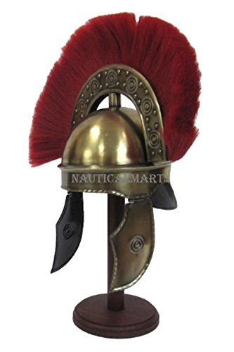NauticalMart Ancient HBO Roman Armor Helmet with Plume