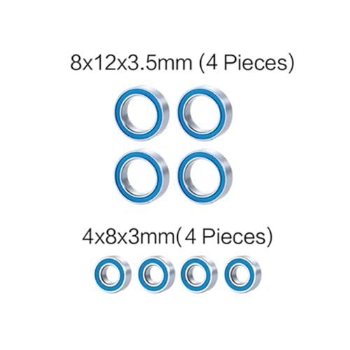 Kit roulement billes Traxxas 1/16 pour E-Revo et Slash RC