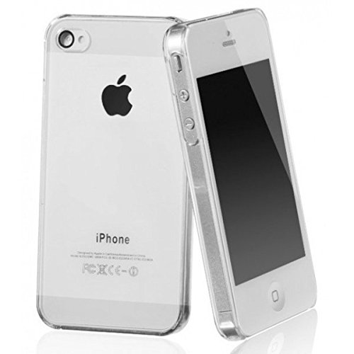 Ultra Thin 0.3mm Crystal Silicone Transparent Flexible Soft TPU Slim Back Case Cover for Apple iPhone 4-Transparent
