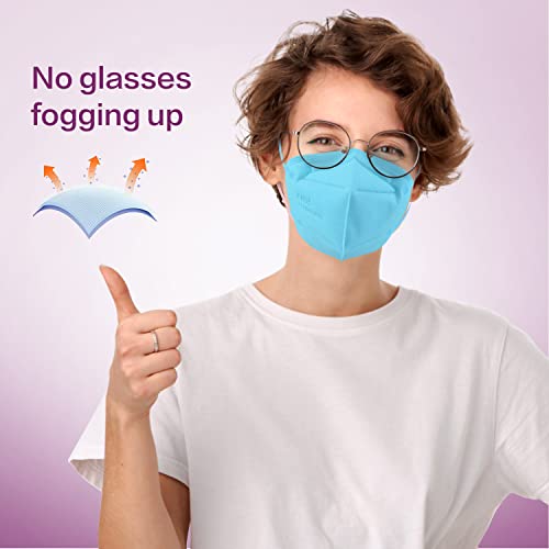 Kn95 Disposable Face Mask - Miuphro Multicolor Kn95 Safety Masks, 5-Ply Breathable Respirator Protection Masks For Man And Women 25 Pack #TOP3
