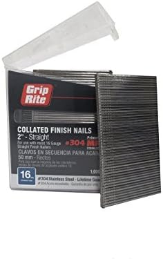 Straight Finish Nails in Belt Clip Box 