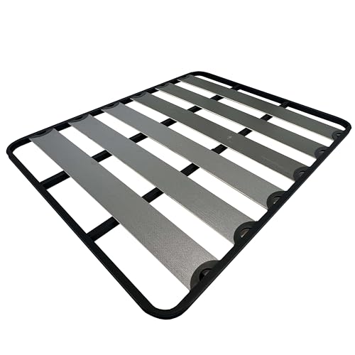 Miroytengo Somier 150x200 cm Balda Ancha, Tubo de Acero 40x30 mm, Refuerzo Central, Láminas de chopo-Flex (SIN Patas)