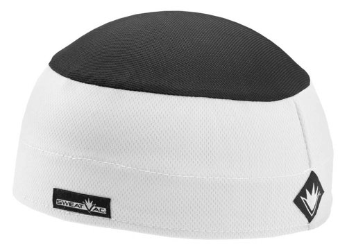 Sweatvac Ventilator Cap - White w/Black Mesh Top