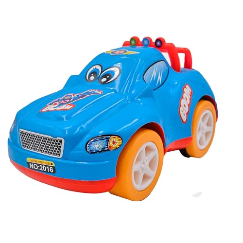Image of ToyBharat Boom Car - Friction-Powered Multicolour Toy for Kids 1-6 Years, Realistic, Safe & Battery-Free Fun