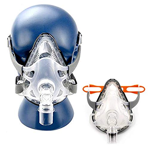 Full Face Adjustable Mask for Sleep with Adjustable Headgear Clips M