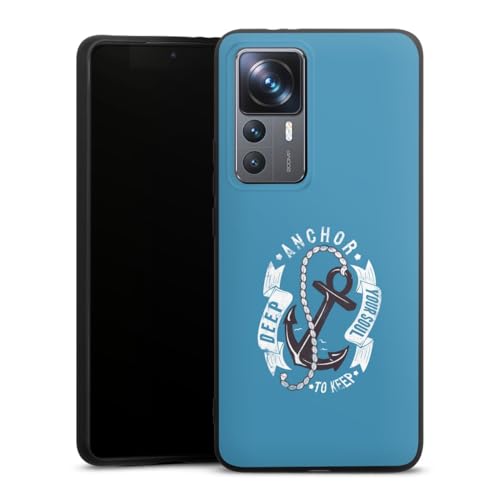 Coque Xiaomi 12T 5G etui silicone souple protection arriere motif ancre