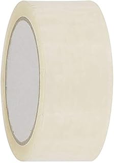 LIVERPOOLENTERPRISESLTD Clear Packing Tape for Moving House, Packaging Supplies for Boxes, Heavy Duty Packaging Tape for Shipping, Adhesive Tape – 1 Roll (48MM x 91M)