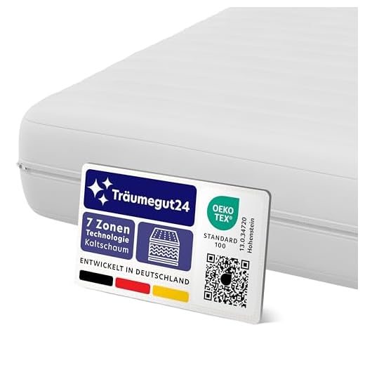 Träumegut24 - K12 Orthopädische 7-Zonen Kaltschaummatratze - Matratze Härtegrad H2 & H3 - Rollmatratze (160 x 200 cm, H2 & H3) 4 Träumegut24 - K12 Orthopädische 7-Zonen Kaltschaummatratze - Matratze Härtegrad H2 & H3 - Rollmatratze (160 x 200 cm, H2 & H3)