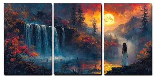 Tableaux sur toile jungle prêt à accrocher pour relooker un mur vide sans effort