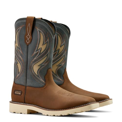 ARIAT ARIAT Men's Activator VentTEK Work Boot, Alamo Brown/Stone Grey, 12