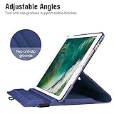 FINTIE Rotating Case Compatible with iPad 6th Generation (2018)/ iPad 5th Generation (2017)/ iPad Air 2/Air 1-9.7 Inch 360 Degree Swivel Stand Protective Cover, Auto Wake/Sleep, Blooming Hibiscus - Image 6