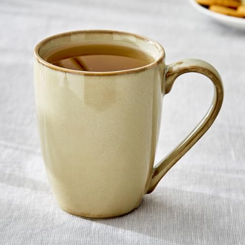 Image of Home Centre |Casa Reactive Porcelain Coffee Mug - 300ml|Mugs|Crockery|Mugs and Cups|Beige
