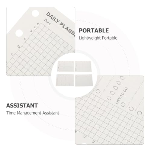 Papel para planificador sin fecha ideal para organizar sesiones de estudio 3