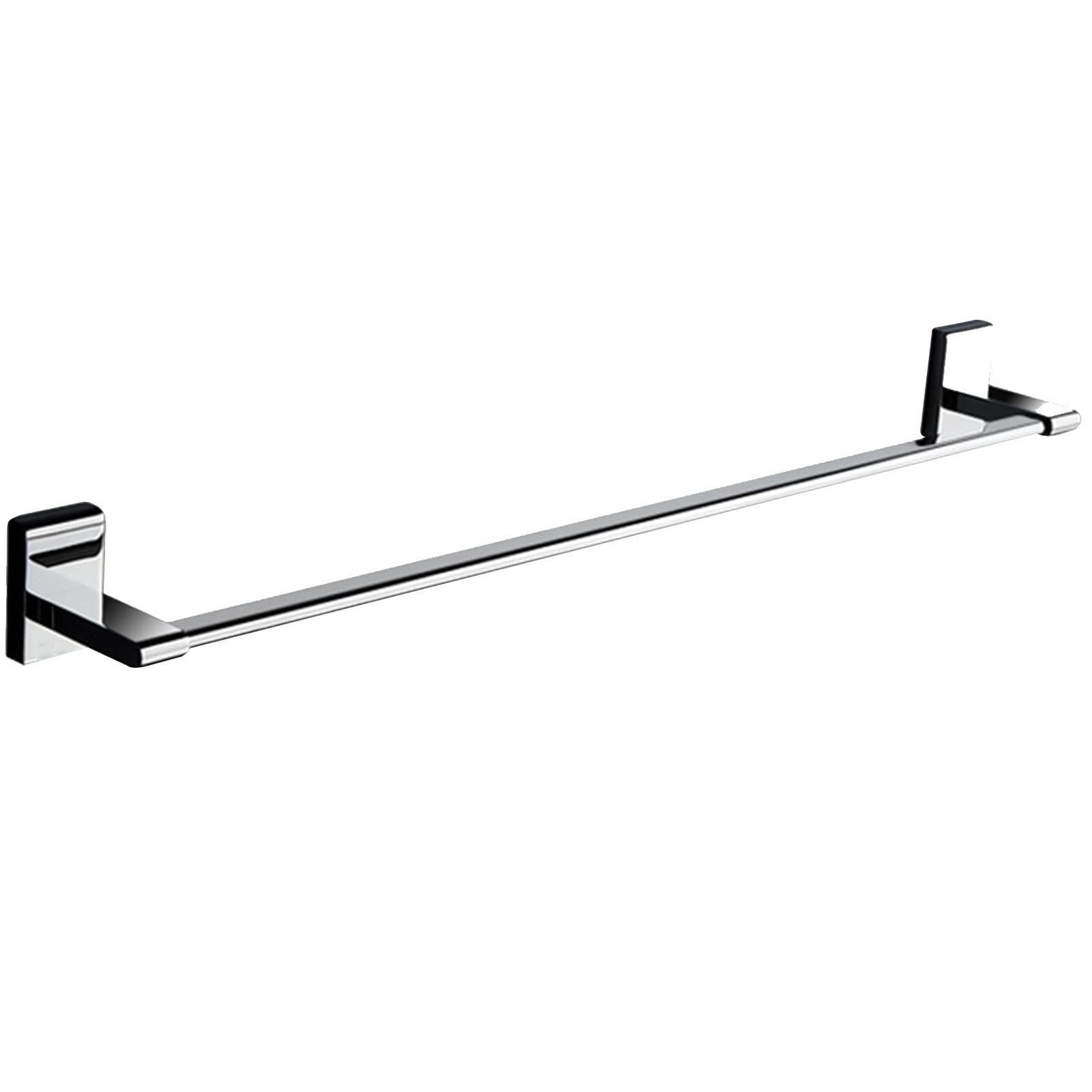 Rail de serviette pour salle de bain anti-rouille en cuivre argenté