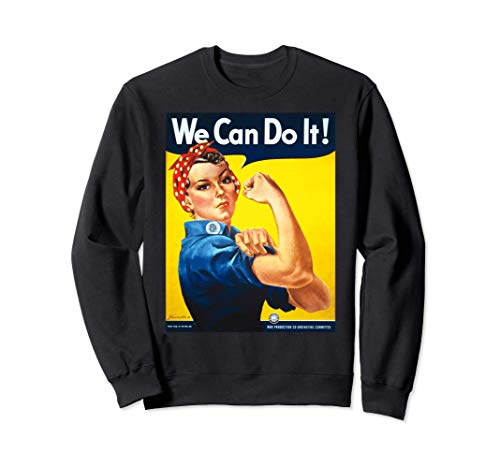 We Can Do It Poster Rosie The Riveter Girl Power Sudadera