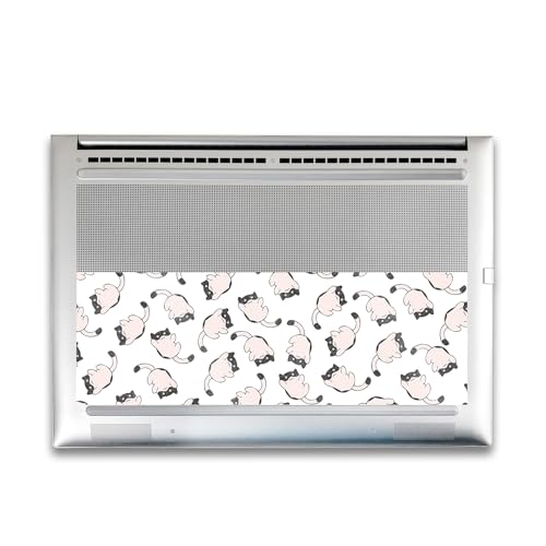 Image of Glossy Glitter Gaming Skin Compatible with HP Envy x360 16 inch (2023) - Raining Cats - Premium 3M Vinyl Protective Wrap Decal Cover - Easy to Apply | Crafted in The USA by MightySkins