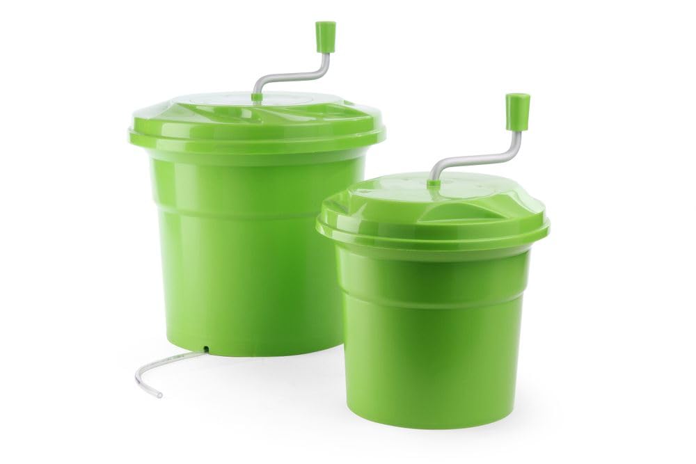 HENDI 222553-Centrifuga per Insalata, capacità, Polyamide & Polypropylene, Verde, 12 L