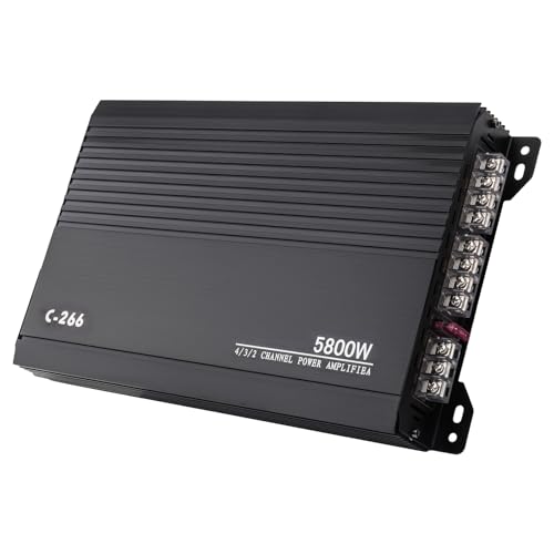 MSA5M1810A - STARLINK 7.0" Multimedia Plus and SUBARU STARLINK 7.0" Multimedia Navigation OM - 2018 Subaru Forester, WRX & WRX STI 5 DriSentri 5800W 4 Channel Car Amplifier Stereo Audio Super Bass Power Subwoofer Amp, Low Distortion High Power Amplifier