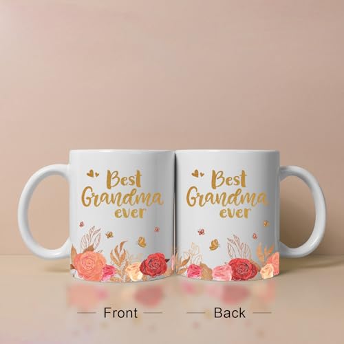 Taza Best Grandma Ever de Cerámica 11 Oz miniatura 4