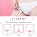 UK-03脱毛004 Bikini Trimmer, Funstant Electric Razor for Women with Comb, Cordless Safe Hair Trimmer Floating Foil for Dry Use, Battery Operated Personal Shaver for Lady Girl, Pubic Hair
