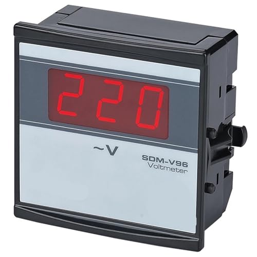 Voltmètre numérique panneau mince SDM-V affichage haute précision 240V