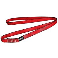 NewDoar 16mm Nylon Sling Runners 23kN Rock Climbing Loop Lightweight Yoga Slinging (Rot 24inch 1pcs)