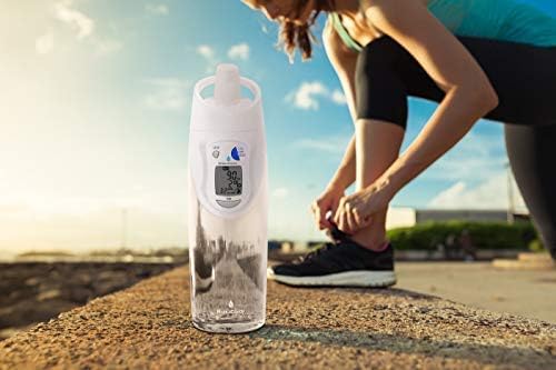 HydraCoach 2.0 - Sip & See Smart Water Bottle That Tracks & Reminds You to Drink More Water Right on the 22 oz BPA-Free Bottle. No Complicated Apps or Syncing Required