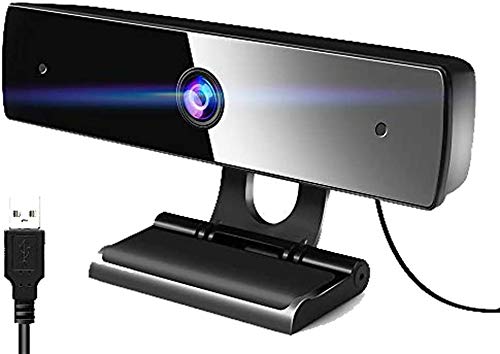Webcam with Microphone, HD Full 1080P Webcam 200W Fixed Focus Computer Camera for PC Laptops Desktop Conferencing Video Chatting