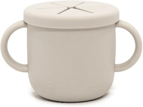 Miniatura 7 de PAPERCLIP Taza para sorber del silicóntaza del bocado en la seta con el bolso reutilizable del bocado