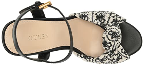 Guess Women's Yipster Heeled Sandal, Black Multi 001, 9 #TOP4