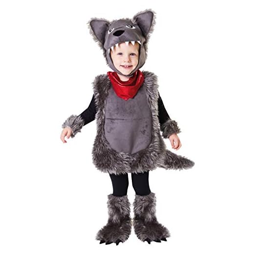My Other Me Me-203200 Disfraz de pequeño lobo, 1-2 años (Viving Costumes 203200)