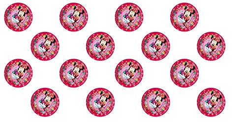 ALMACENESADAN, 0772, Pack fiestas y cumpleaños Minnie Mouse, 16 platos minnie mouse