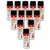 Red Devil 091512 Foam & Fill Fire Block Expanding Polyurethane Foam Sealant, 12 oz, Orange, 12 Pack
