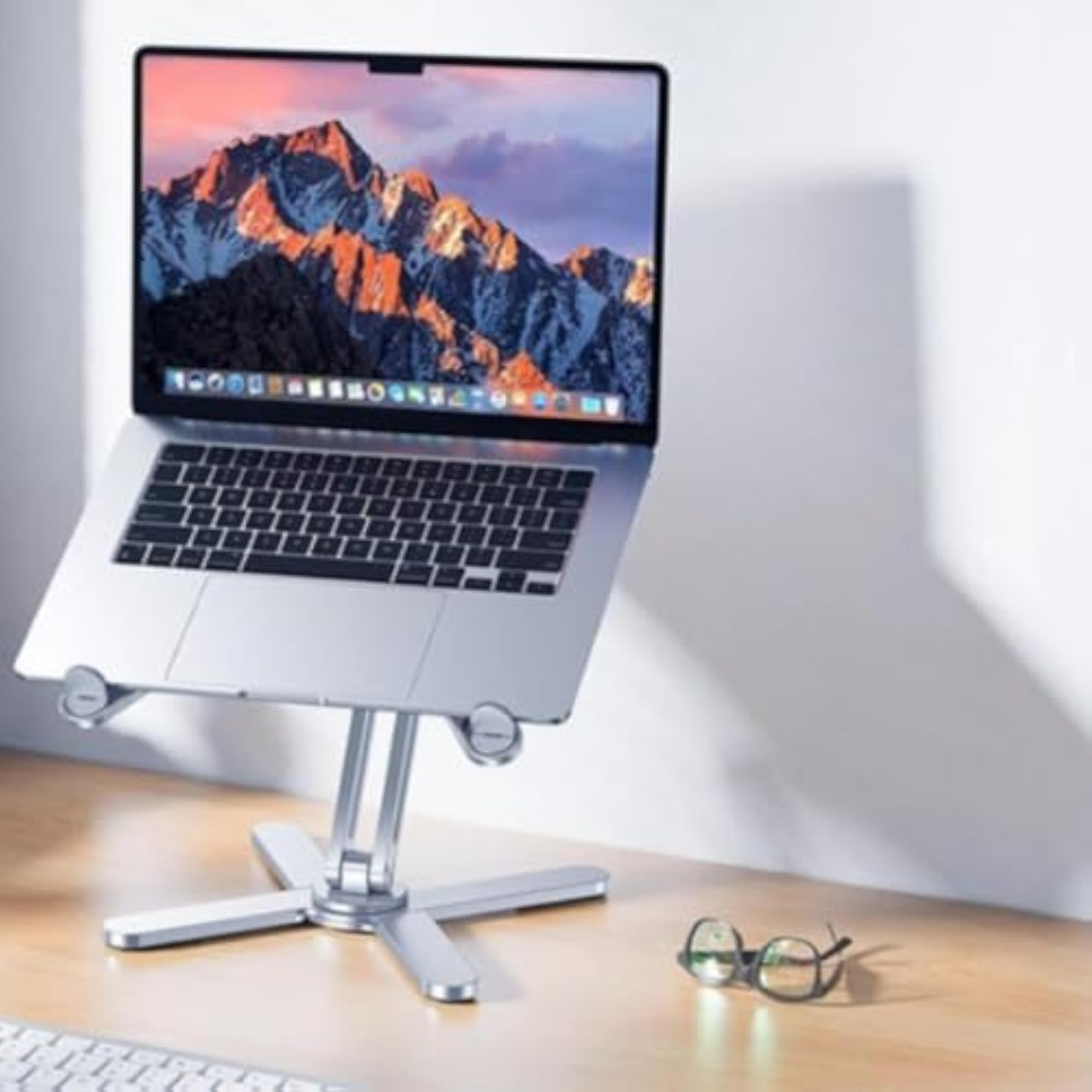 Aluminum Alloy Adjustable Laptop Stand, Foldable