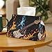 Tissue Box Cover, Electric Guitar Music Tissue Box Holder, PU Stylish Decorative Holder with Snap Closure, Easy Refill & Durable Design for Home, Car & Office, All Occasions