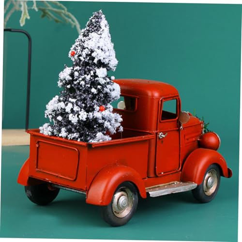 Décoration de Noël unique véhicule métal maison - 8