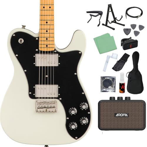 Squier by Fender Classic Vibe 70s Telecaster Deluxe Olympic White 初心者14点セット 【ミニアンプ付】 エレキギター スクワイヤー