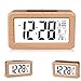 Produktbild Wecker,Holzwecker der Digitalanzeige,Einfache Einstellung hölzerner digitaler Wecker mit Temperatur, Datum, Hintergrundbeleuchtung, Schlummer, für Schlafzimmer, Bett, Zuhause, Büro, Nicht tickend