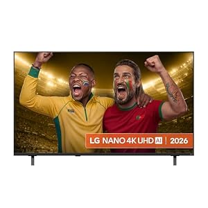 LG NANO 4K UHD AI NU85 55-inch 4K Smart TV - 55NU850B6LA (α7 AI Processor 4K Gen9, 60Hz, HDR10, FILMMAKER MODE™, Google Cast, Apple AirPlay 2) [Model year 2026]
