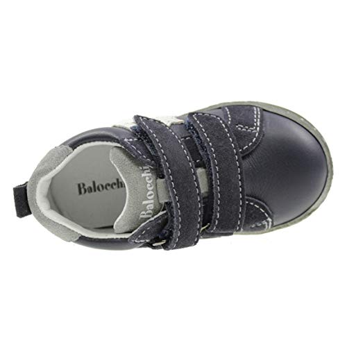 Chaussures baskets bébé Balocchi 991271 Mini bleu marine taille 23 pas cher - 3