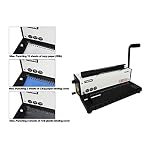 Rayson TD1202 Binding Machine, 3:1 Pitch Wire Binder, Punching 12 Sheets/Binding 120 Sheets with Sturdy Metal Construction - Image 4